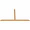 Ekena Millwork Portland Timber Gable Bracket, Western Red Cedar, 72"W x 42"H x 1 1/2"D x 3 1/2"F, 14/12 Pitch GBW072X42X0204POR00SWR - alternate 5